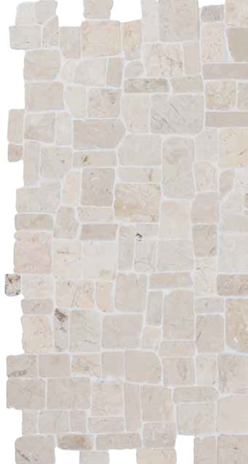 White Roman Interlock 300x300mm väggplatta