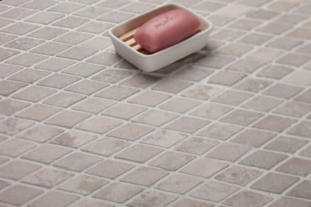 Diamond mini vit marmor mosaik