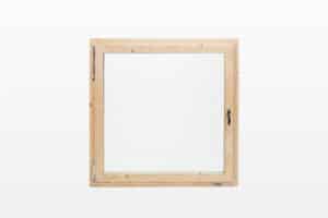 TRÄFÖNSTER 12X12 (1190X1190MM), Sväng och luta inåt, vänster hand. 12 mm förpackning